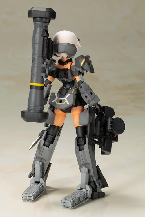 Frame Arms Girl Gourai-Kai (Black) with GM148 Type Anti-Tank Missile Model Kit Set Gallery Image 4