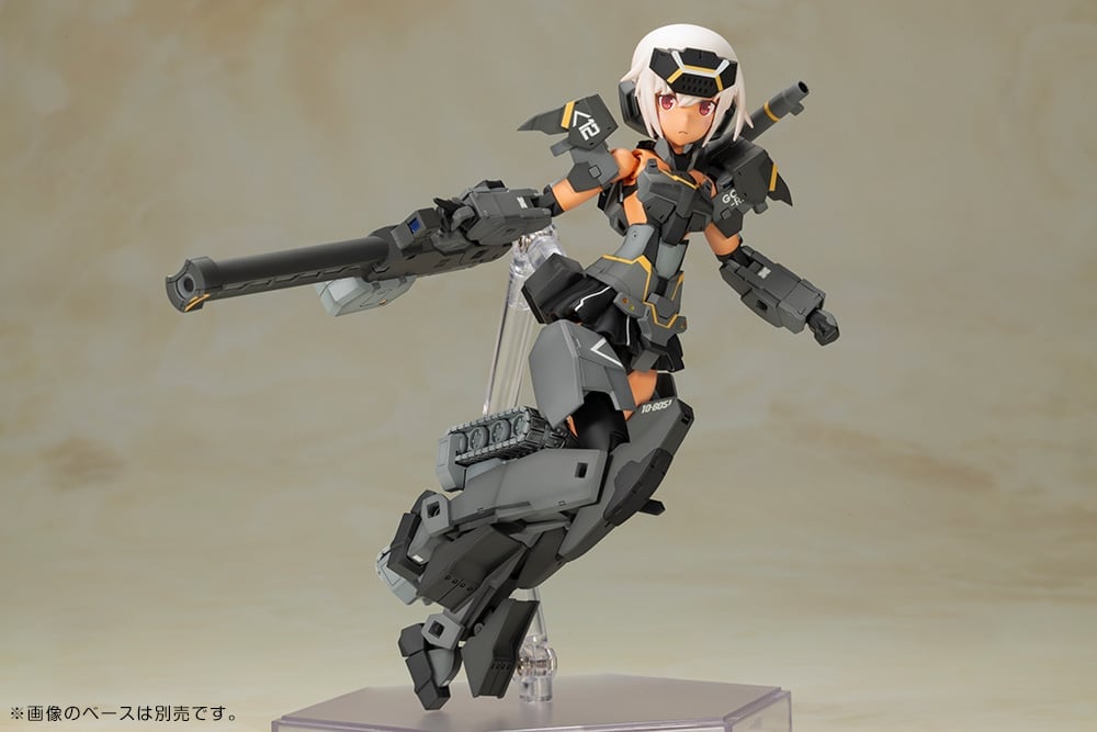 Frame Arms Girl Gourai-Kai (Black) with GM148 Type Anti-Tank Missile Model Kit Set Gallery Image 13