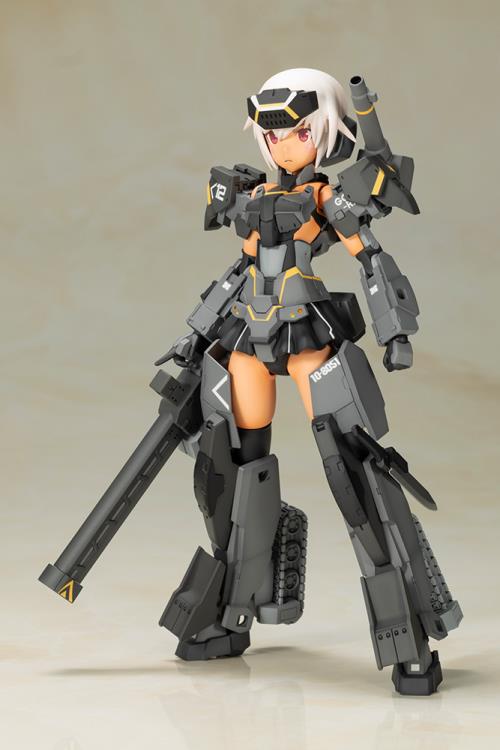 Frame Arms Girl Gourai-Kai (Black) with GM148 Type Anti-Tank Missile Model Kit Set Gallery Image 7