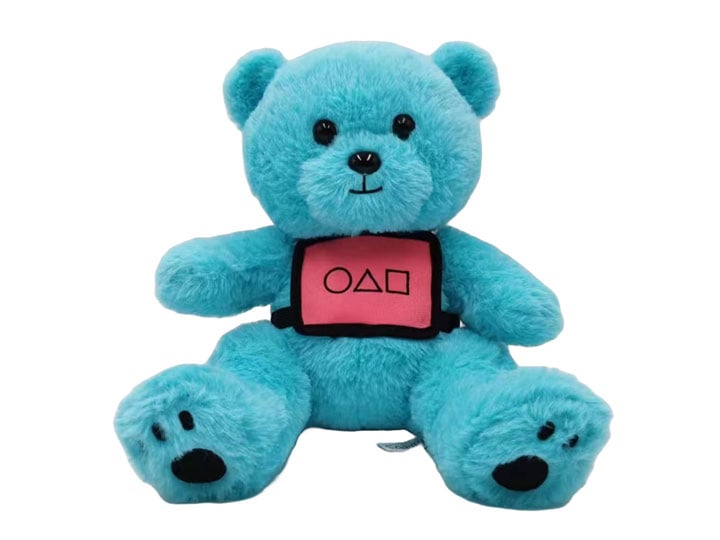Squid Game: The Challenge Blue Teddy Bear Plush Gallery Image 1