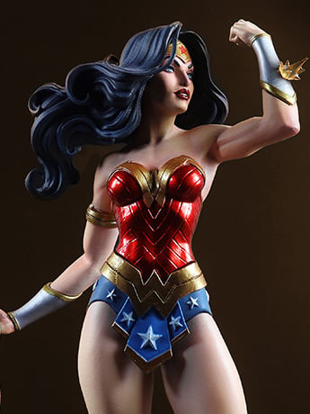 ワンダーウーマン by J・スコット・キャンベル DCカバーガールズ スタチュー Cover Girls of the DC Universe Wonder Woman (J. Scott Campbell) 1