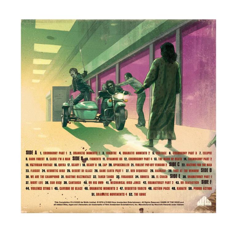 Dawn of the Dead Original Motion Picture Soundtrack Vinyl 3XLP