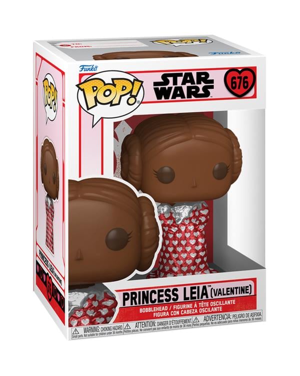 Pop! Star Wars: Valentines - Princess Leia (Chocolate) Gallery Image 4