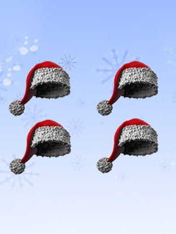 Naughty or Nice Collection Santa Hats BBTS Exclusive Accessory Set Gallery Image 2