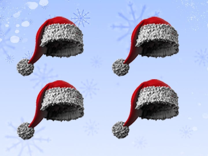 Naughty or Nice Collection Santa Hats BBTS Exclusive Accessory Set Gallery Image 1
