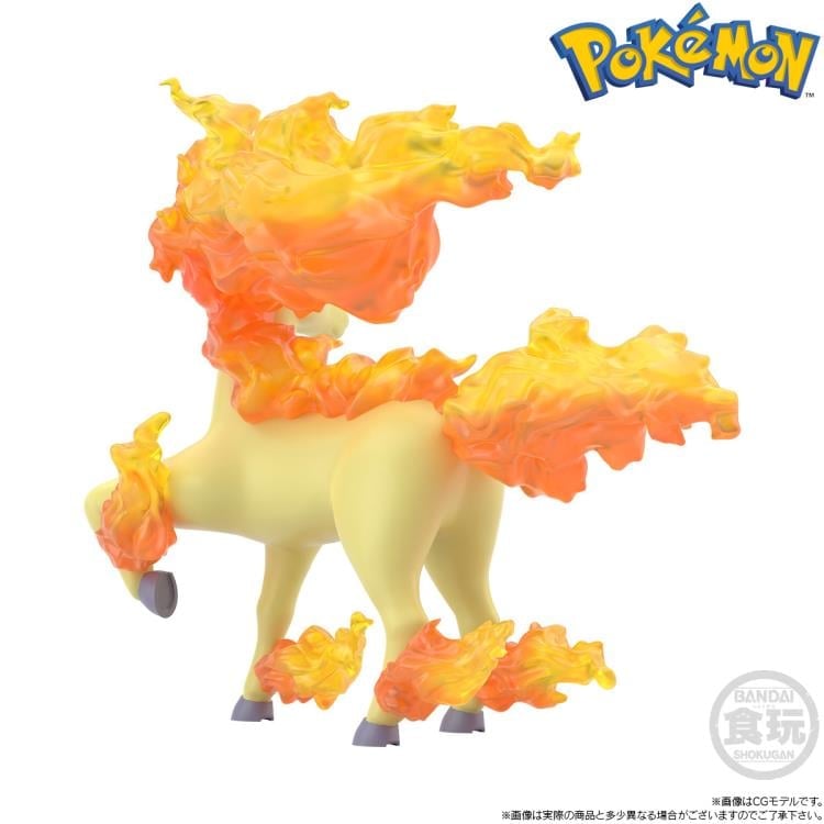 Pokemon Scale World Kanto Region Blaine, Rapidash, & Magmar Figure Set Gallery Image 9