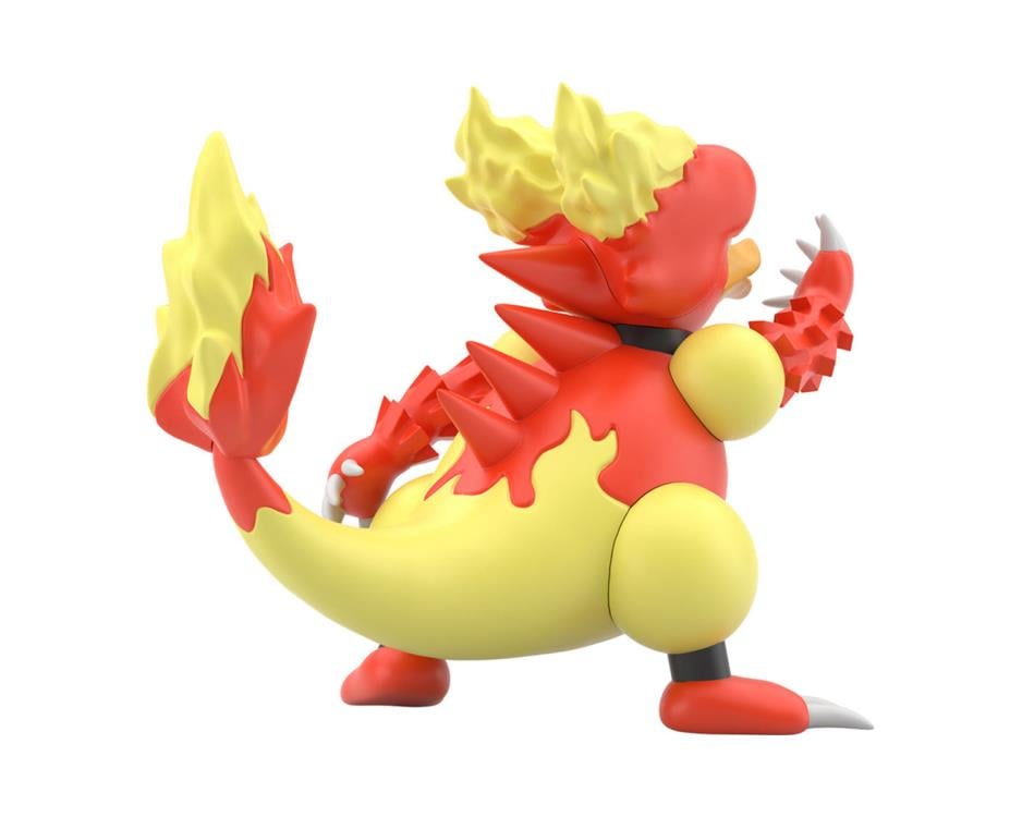Pokemon Scale World Kanto Region Blaine, Rapidash, & Magmar Figure Set Gallery Image 12