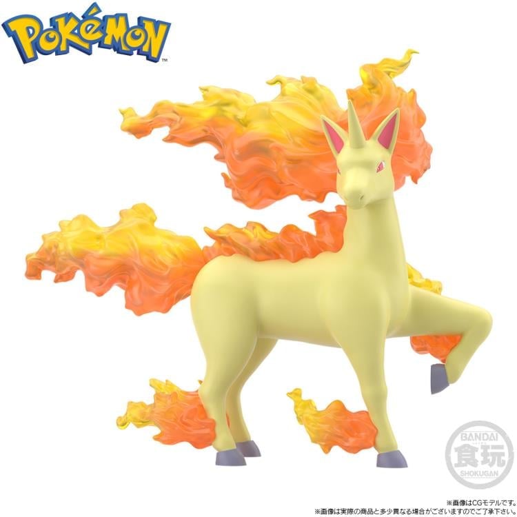 Pokemon Scale World Kanto Region Blaine, Rapidash, & Magmar Figure Set Gallery Image 7