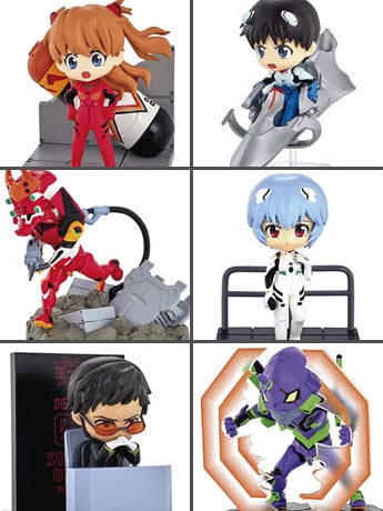 Rebuild of Evangelion DesQ Desktop Eva Boxed Set of 6 Figures Gallery Image 2