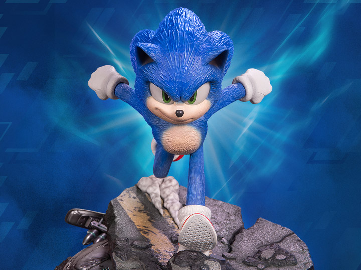 Sonic the Hedgehog 2 Sonic Standoff Limited Edition Statue Gallery Image 1