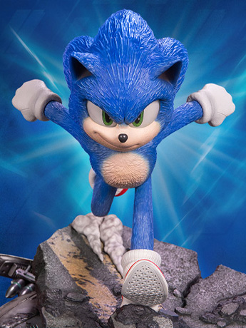 Sonic the Hedgehog 2 Sonic Standoff Limited Edition Statue Gallery Image 2