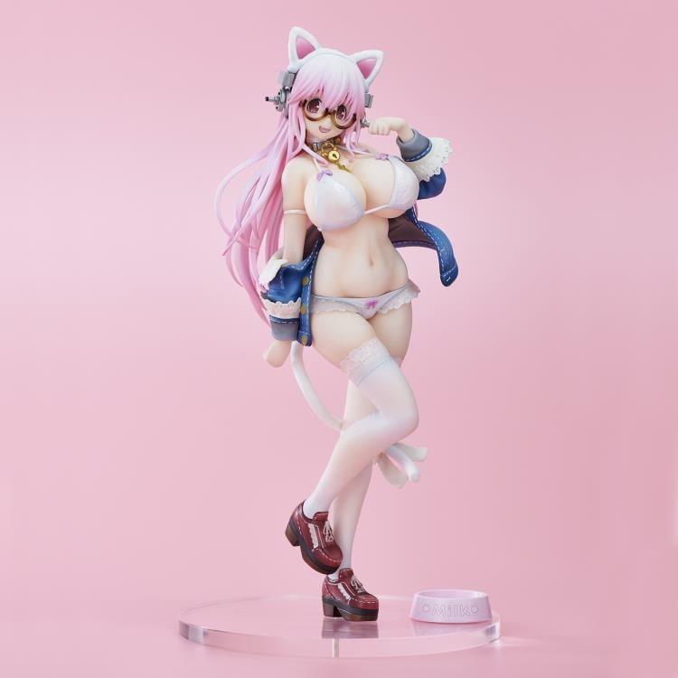 Nitroplus Super Sonico (White Cat Ver.) Figure (2nd Reissue) Gallery Image 3