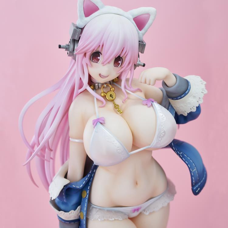 Nitroplus Super Sonico (White Cat Ver.) Figure (2nd Reissue) Gallery Image 8