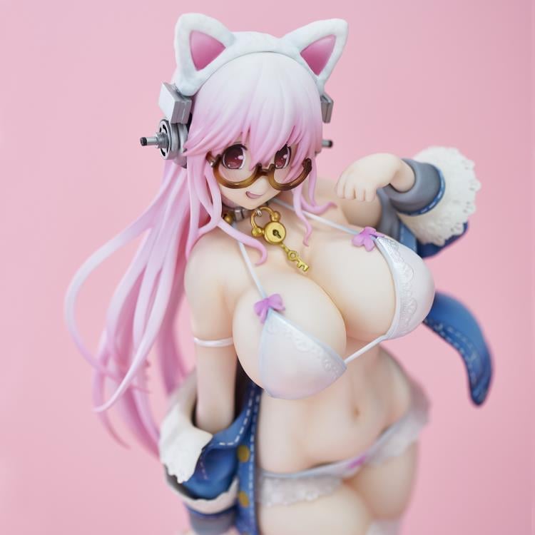 Nitroplus Super Sonico (White Cat Ver.) Figure (2nd Reissue) Gallery Image 4