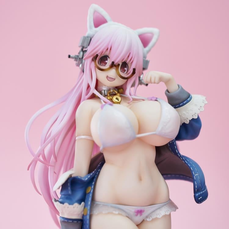 Nitroplus Super Sonico (White Cat Ver.) Figure (2nd Reissue) Gallery Image 5