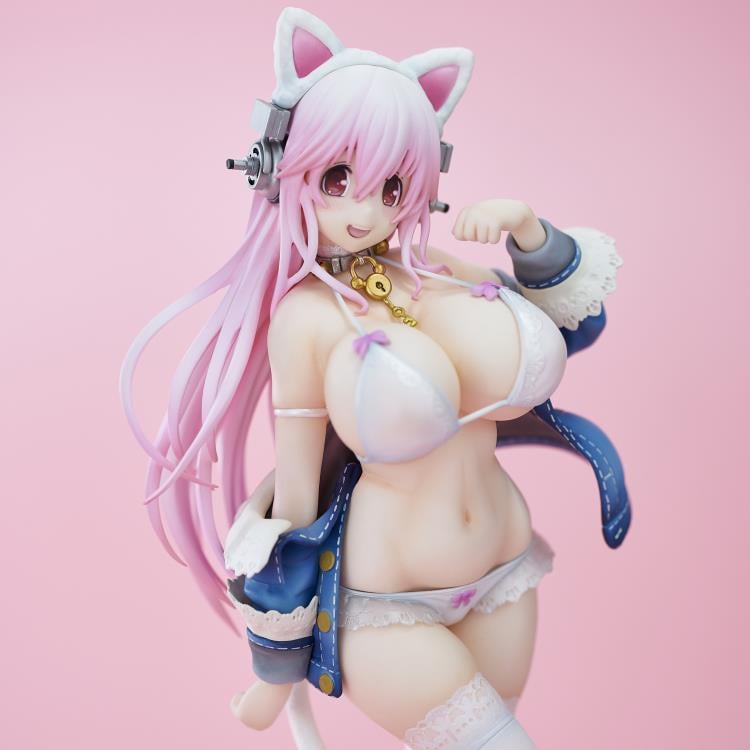 Nitroplus Super Sonico (White Cat Ver.) Figure (2nd Reissue) Gallery Image 7