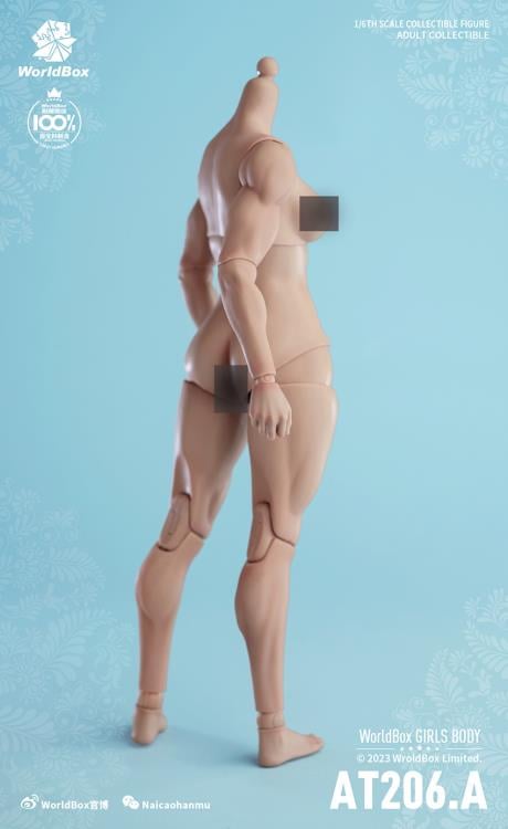 Crazy Durable Female Muscular 1/6 Scale Body (AT206.A - Light Tan) Gallery Image 4