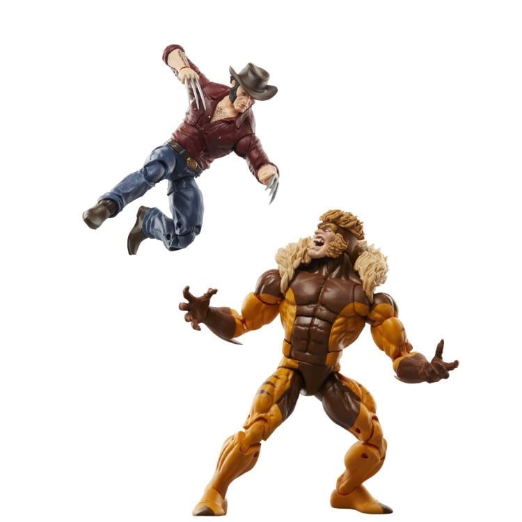Wolverine 50th Anniversary Marvel Legends Logan and Sabretooth Action Figure Two-Pack Gallery Image 4