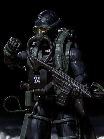ミリタリー G.I. JOE ACTION SAILOR RECON DIVER G.I. Joe 60th Anniversary Classified Series Action Sailor (Recon