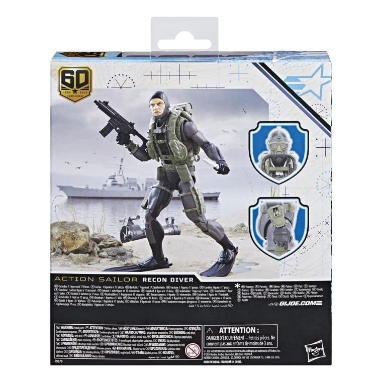 G.I. Joe 60th Anniversary Classified Series Action Sailor (Recon Diver) Gallery Image 17