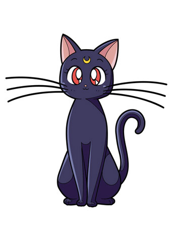 Sailor Moon FiGPiN #1304 Luna Gallery Image 2