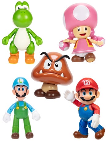 World of Nintendo 4-inch Scale Wave 36 Set of 5 Figures Gallery Image 2