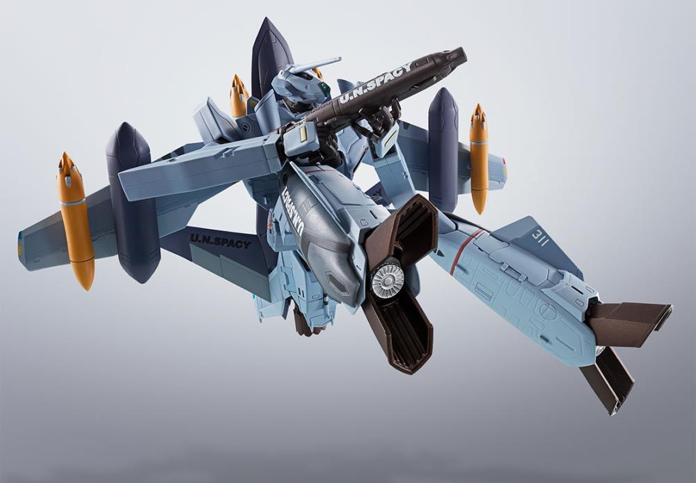 Macross Zero Hi-Metal R VF-0A Phoenix (Shin Kudo Use) + QF-2200D-B Ghost Gallery Image 5