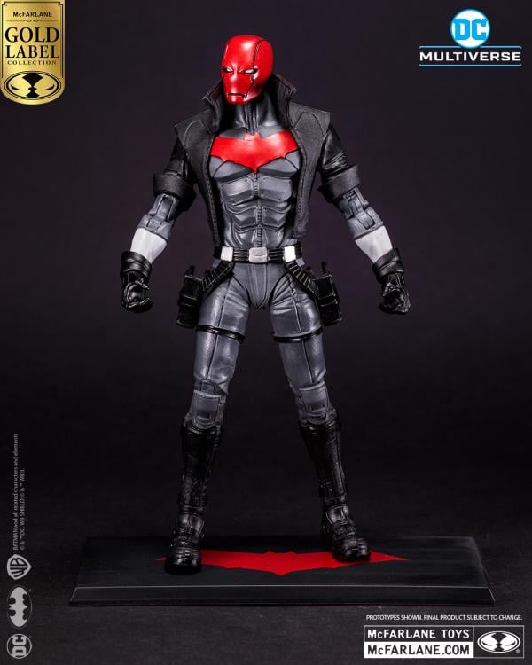 未開封品 DCマルチバース レッドフード NEW52 BLACK &WHITE DC Multiverse Red Hood (Gold Label - New 52 - Black & White Accent