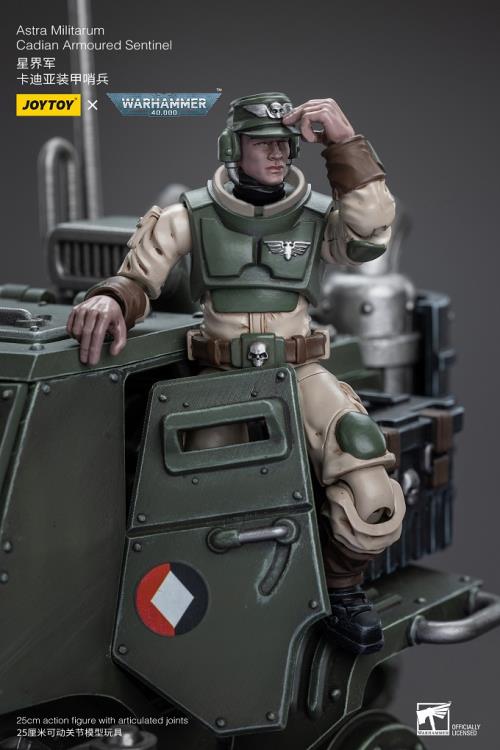 Warhammer 40K Astra Militarum Cadian Armoured Sentinel 1/18 Scale Action Figure Gallery Image 10