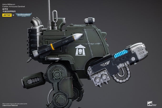 Warhammer 40K Astra Militarum Cadian Armoured Sentinel 1/18 Scale Action Figure Gallery Image 19