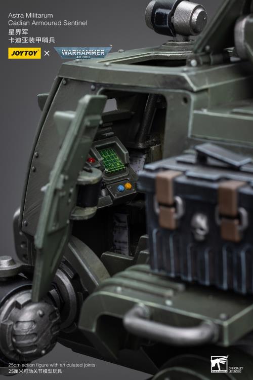 Warhammer 40K Astra Militarum Cadian Armoured Sentinel 1/18 Scale Action Figure Gallery Image 13