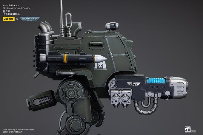 Warhammer 40K Astra Militarum Cadian Armoured Sentinel 1/18 Scale Action Figure Gallery Image 18