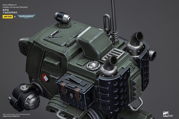 Warhammer 40K Astra Militarum Cadian Armoured Sentinel 1/18 Scale Action Figure Gallery Image 20