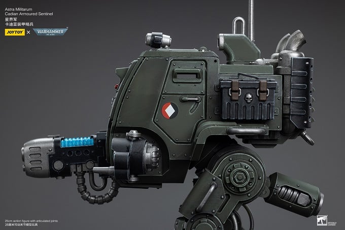 Warhammer 40K Astra Militarum Cadian Armoured Sentinel 1/18 Scale Action Figure Gallery Image 11