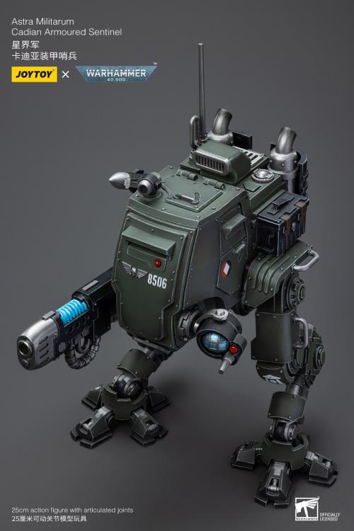 Warhammer 40K Astra Militarum Cadian Armoured Sentinel 1/18 Scale Action Figure Gallery Image 25