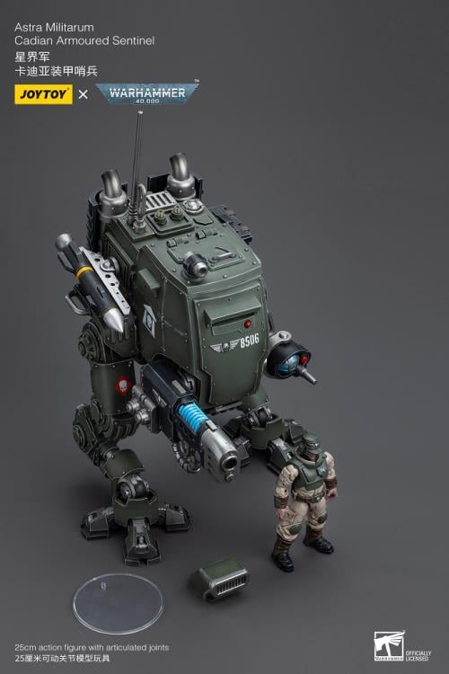 Warhammer 40K Astra Militarum Cadian Armoured Sentinel 1/18 Scale Action Figure Gallery Image 26