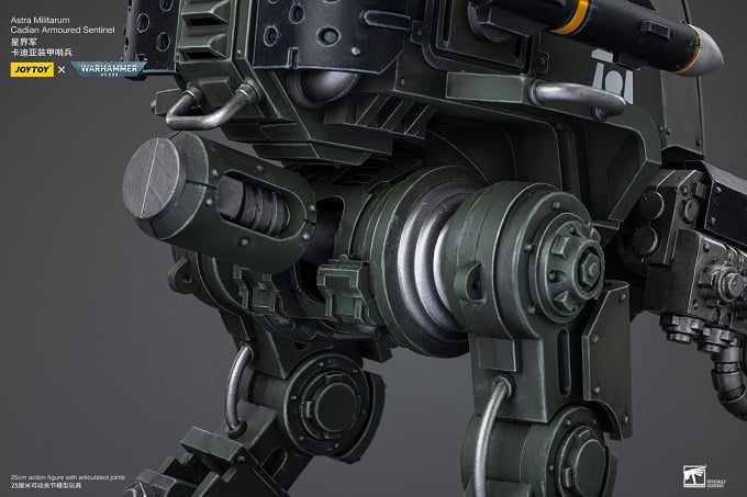 Warhammer 40K Astra Militarum Cadian Armoured Sentinel 1/18 Scale Action Figure Gallery Image 17