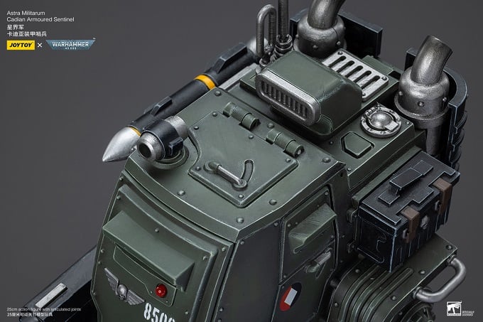 Warhammer 40K Astra Militarum Cadian Armoured Sentinel 1/18 Scale Action Figure Gallery Image 15
