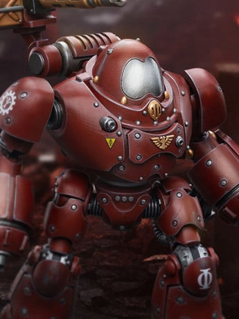 Warhammer 40K Adeptus Mechanicus Kastelan Robot with Heavy Phosphor Blaster 1/18 Scale Action Figure Gallery Image 2