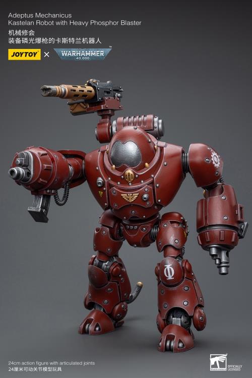 Warhammer 40K Adeptus Mechanicus Kastelan Robot with Heavy Phosphor Blaster 1/18 Scale Action Figure Gallery Image 7