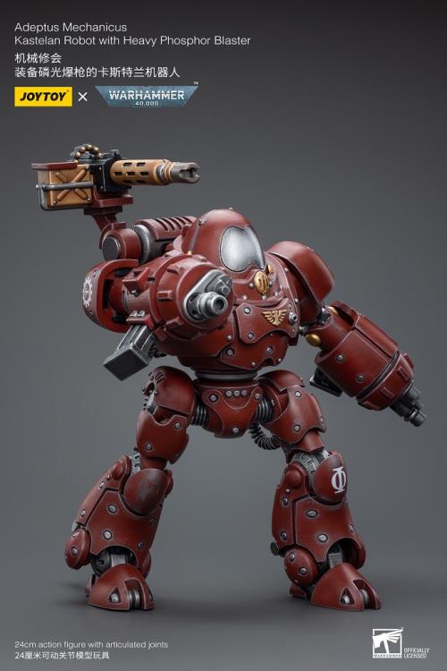 Warhammer 40K Adeptus Mechanicus Kastelan Robot with Heavy Phosphor Blaster 1/18 Scale Action Figure Gallery Image 8