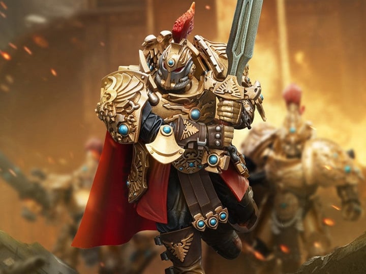 Warhammer 40K Adeptus Custodes Blade Champion 1/18 Scale Action Figure Gallery Image 1
