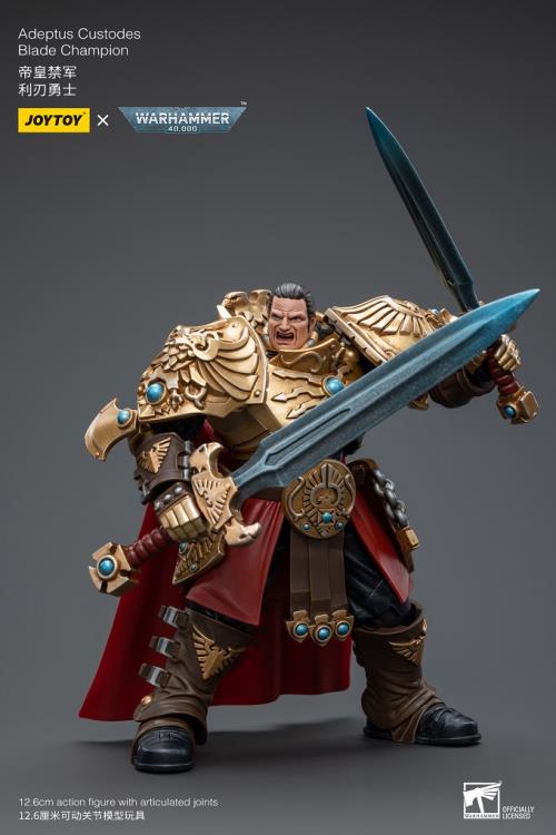 Warhammer 40K Adeptus Custodes Blade Champion 1/18 Scale Action Figure Gallery Image 7