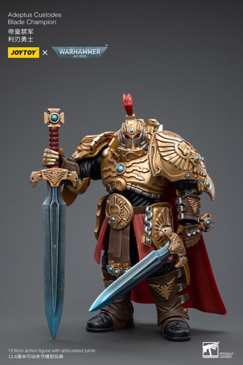 Warhammer 40K Adeptus Custodes Blade Champion 1/18 Scale Action Figure Gallery Image 4
