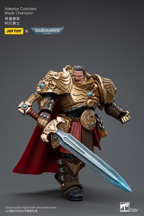 Warhammer 40K Adeptus Custodes Blade Champion 1/18 Scale Action Figure Gallery Image 8