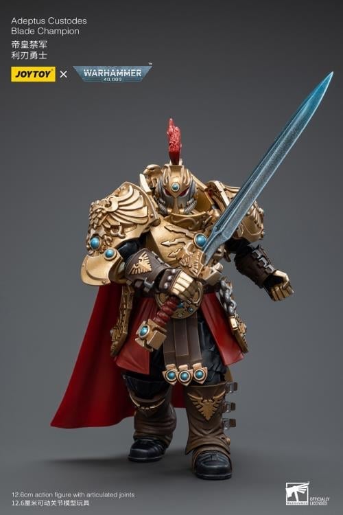 Warhammer 40K Adeptus Custodes Blade Champion 1/18 Scale Action Figure Gallery Image 9