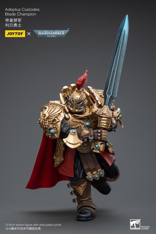 Warhammer 40K Adeptus Custodes Blade Champion 1/18 Scale Action Figure Gallery Image 11