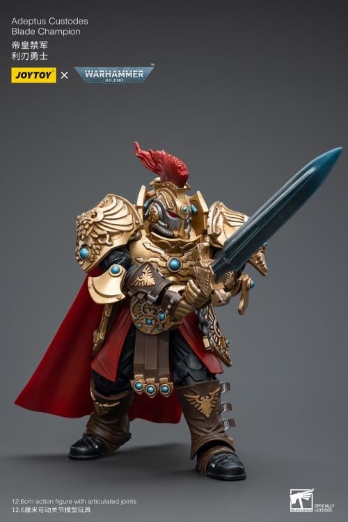 Warhammer 40K Adeptus Custodes Blade Champion 1/18 Scale Action Figure Gallery Image 10