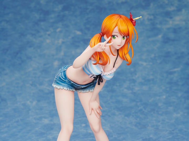 The Cafe Terrace and Its Goddesses Riho Tsukishima (Beach Outfit Ver.) Figure Gallery Image 1