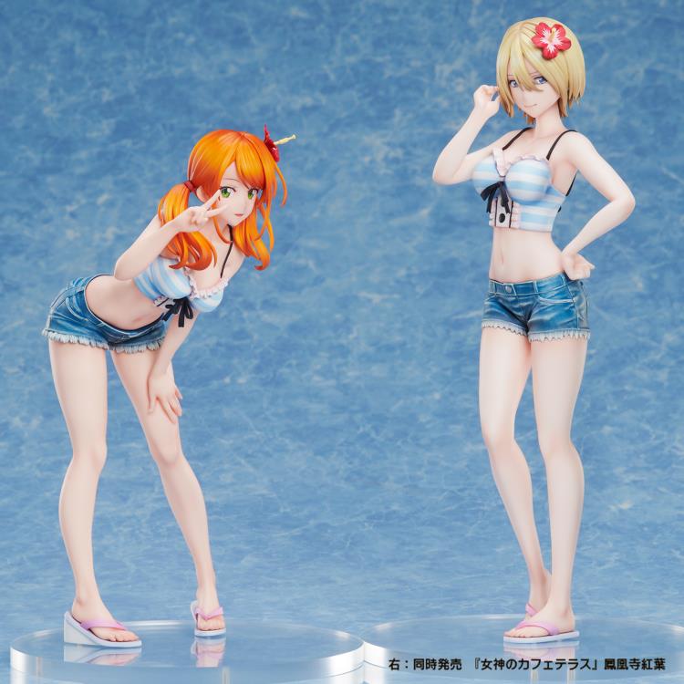 The Cafe Terrace and Its Goddesses Riho Tsukishima (Beach Outfit Ver.) Figure Gallery Image 12